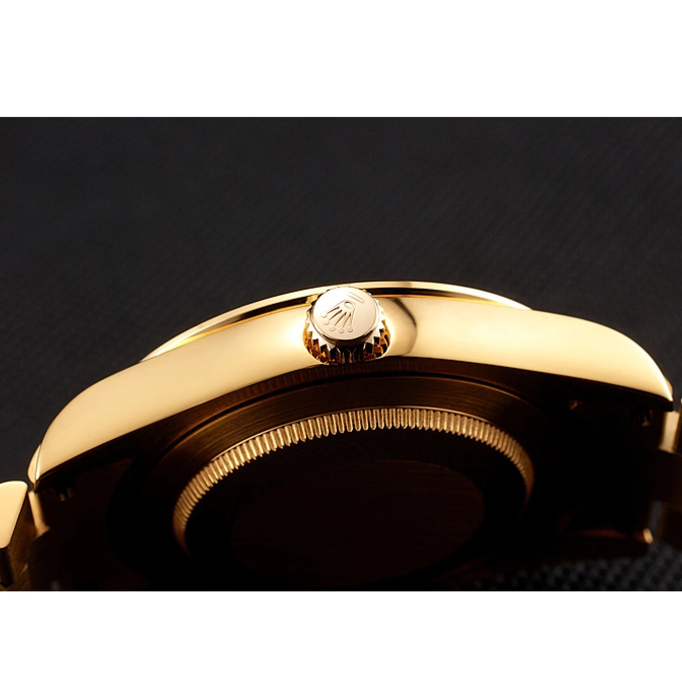 Aaa replica watch 1454100 And Champagne Day-Date Rubies Gold Rolex Diamonds Dial Bracelet Swiss 0702